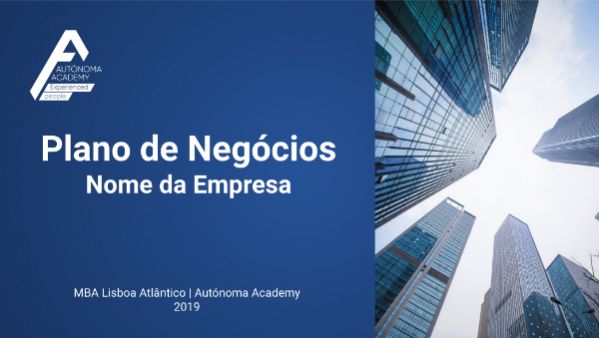 Plano De Negócios MBA Lisboa Atlântico