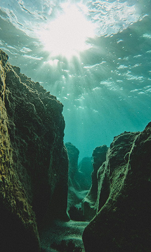 underwater
